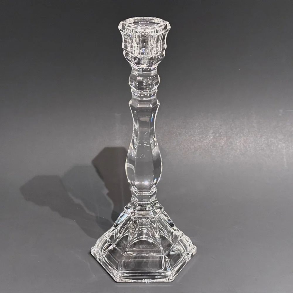 Set of 4 Tiffany & Co. Crystal Hampton Single Light Candlestick Holders 9" - Picture 5 of 12